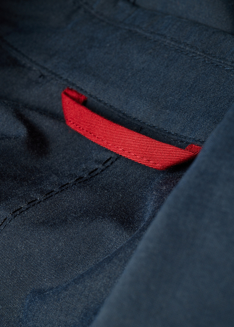 Washed Navy Cotton-Lyocell Work Jacket 5