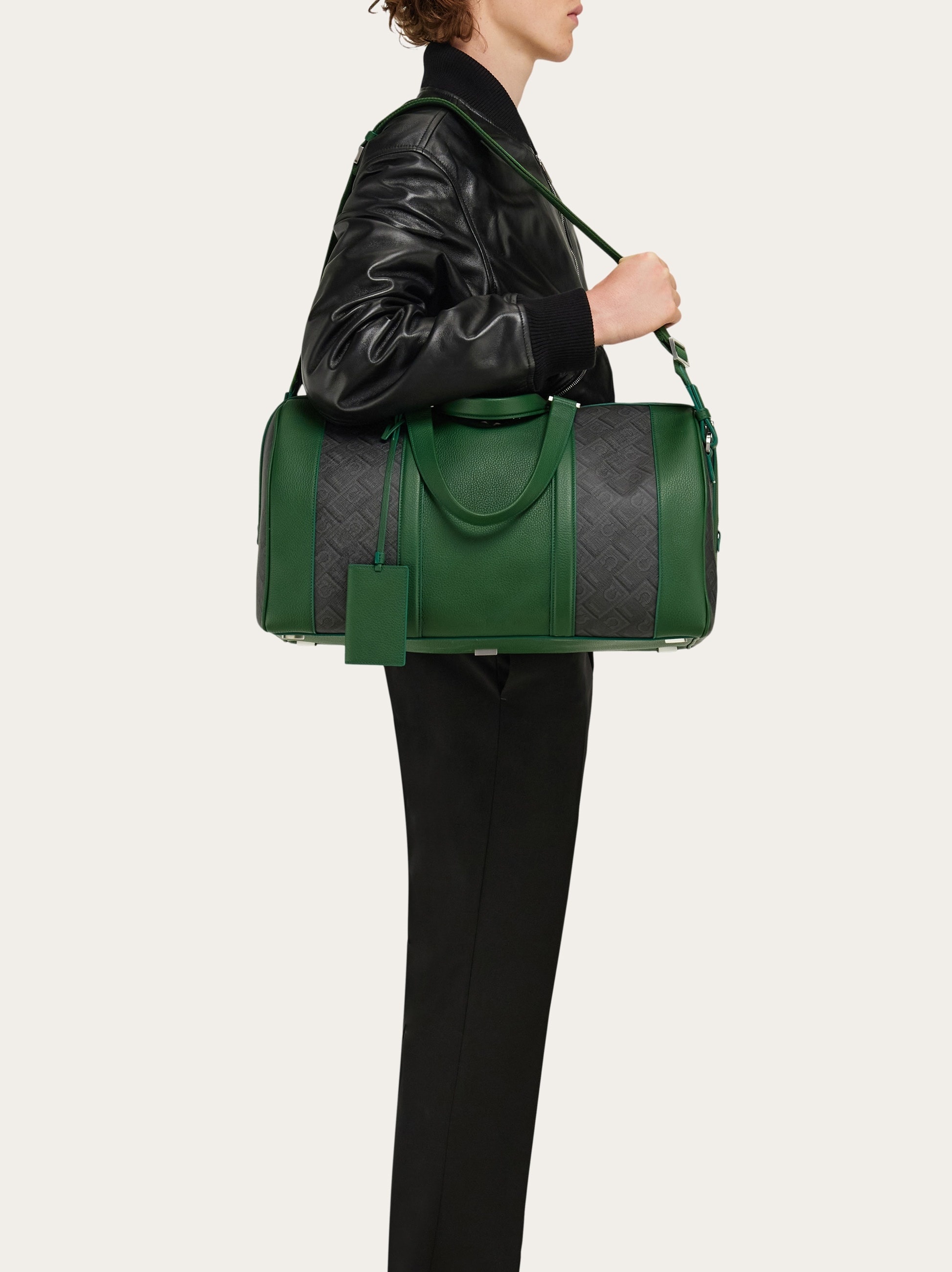 Bicolor duffel bag - 3