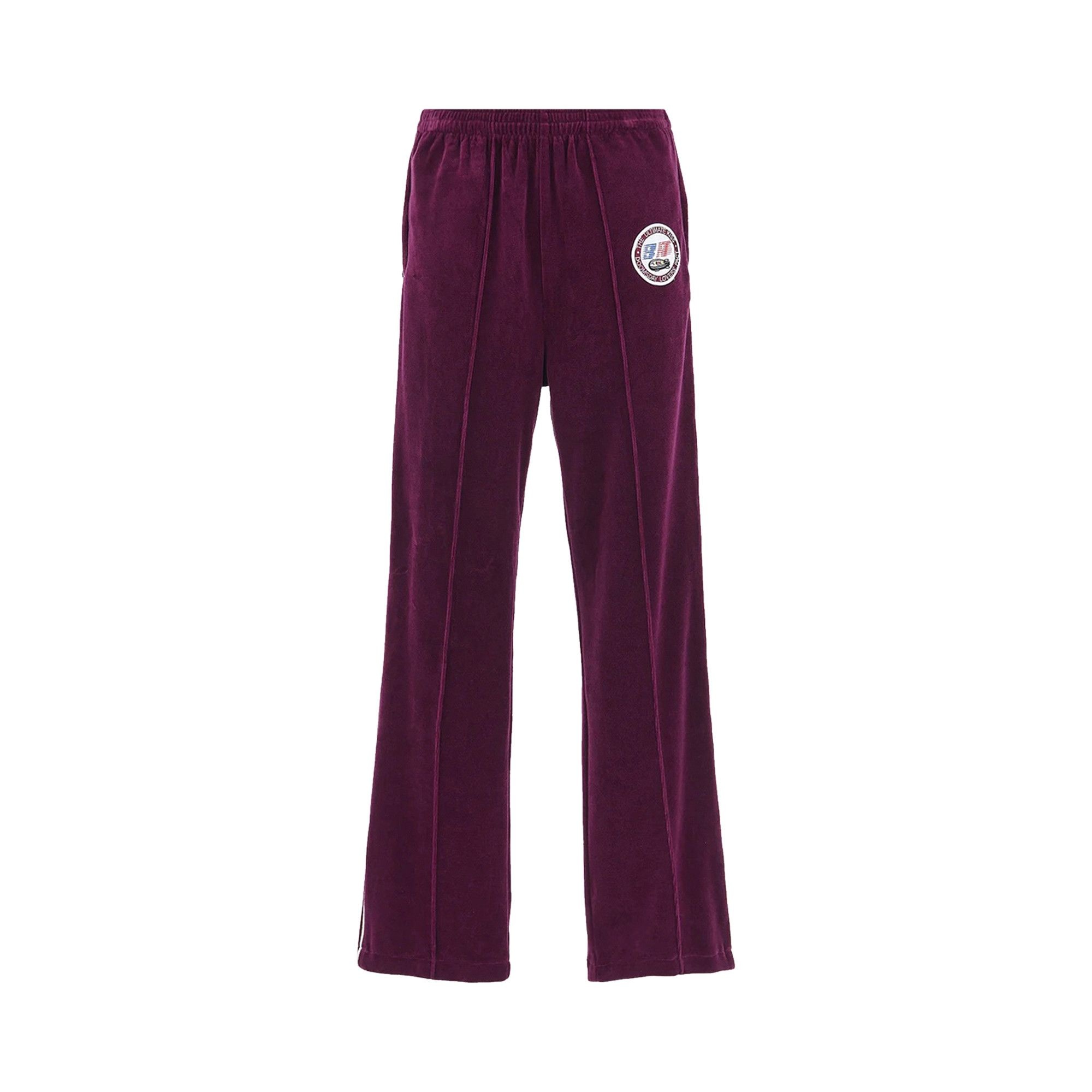 SAINT Mxxxxxx Velour Track Pants 'Burgundy' - 1
