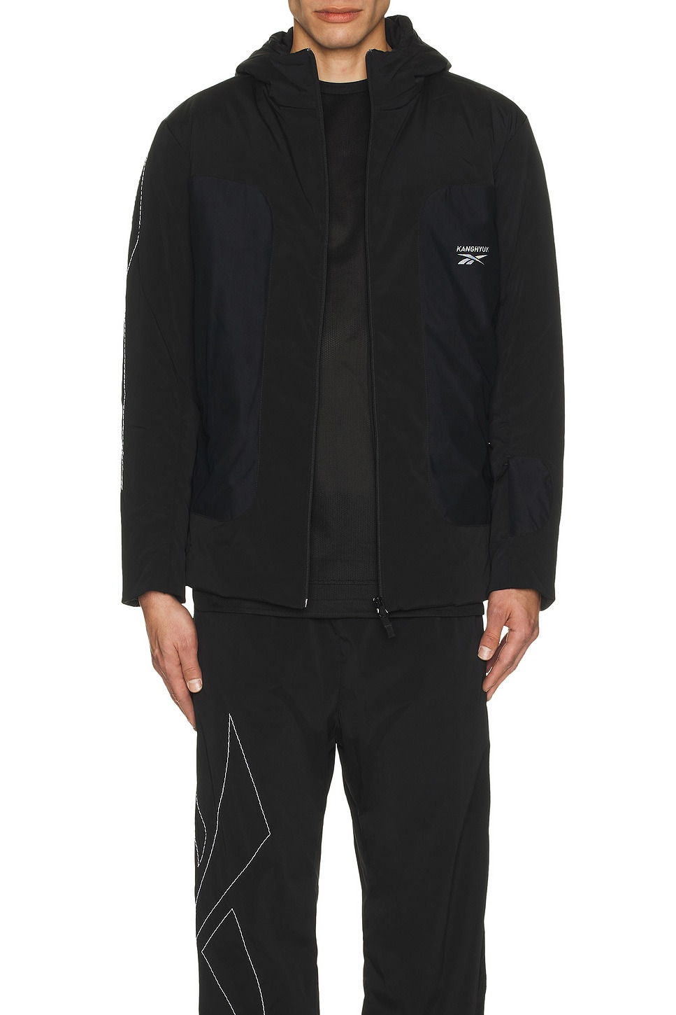 X Kanghyuk Stitched Logo Padded Jacket - 5
