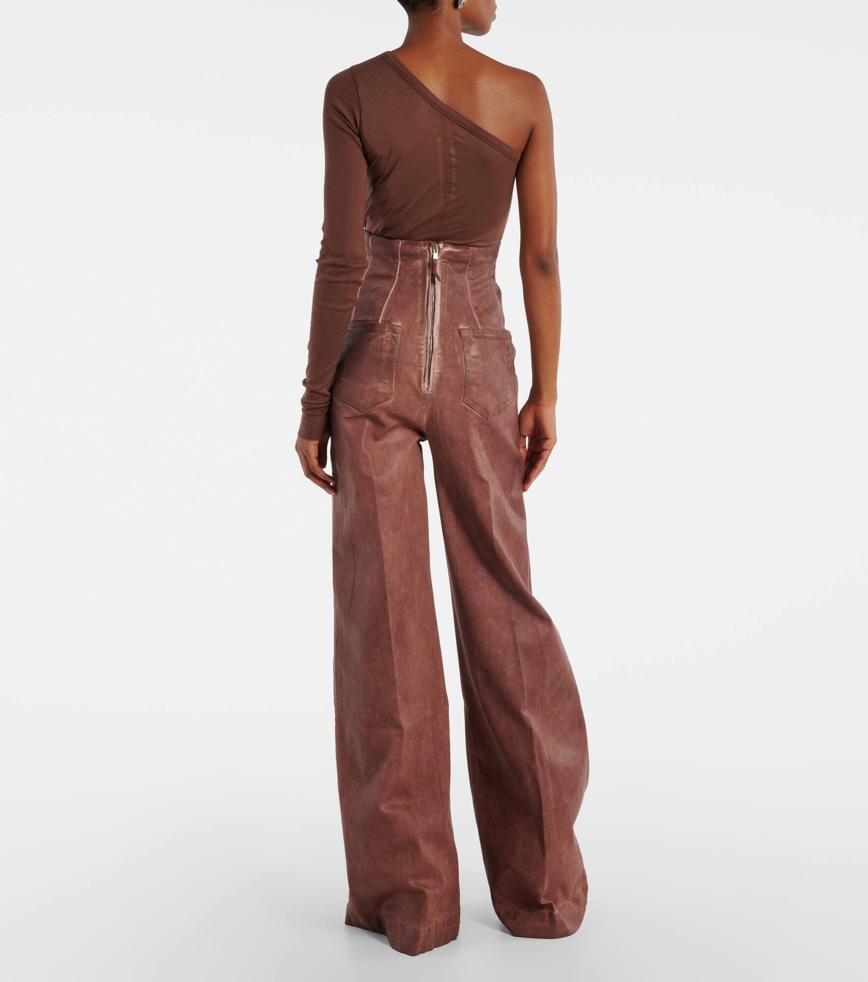 Dirt Cooper high-rise wide-leg jeans - 3