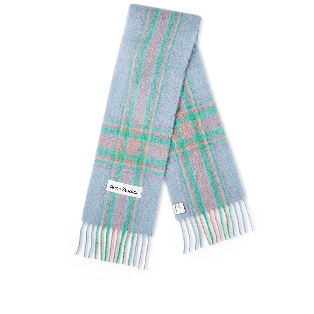 Acne Studios Vally Tartan Scarf - 2