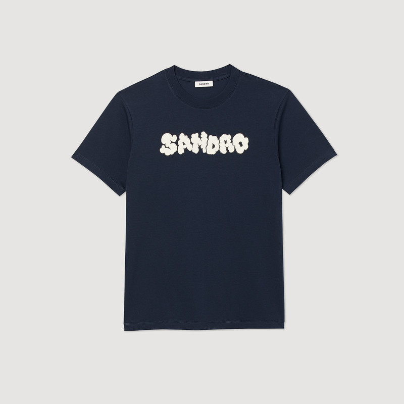 Sandro embroidery T-shirt 1
