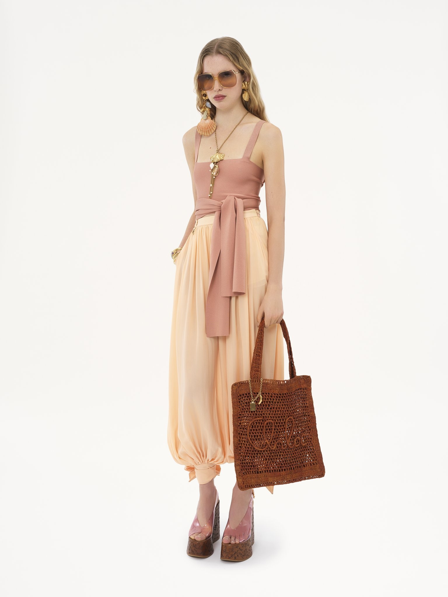SUMMER BANANA TOTE BAG IN RAFFIA - 8