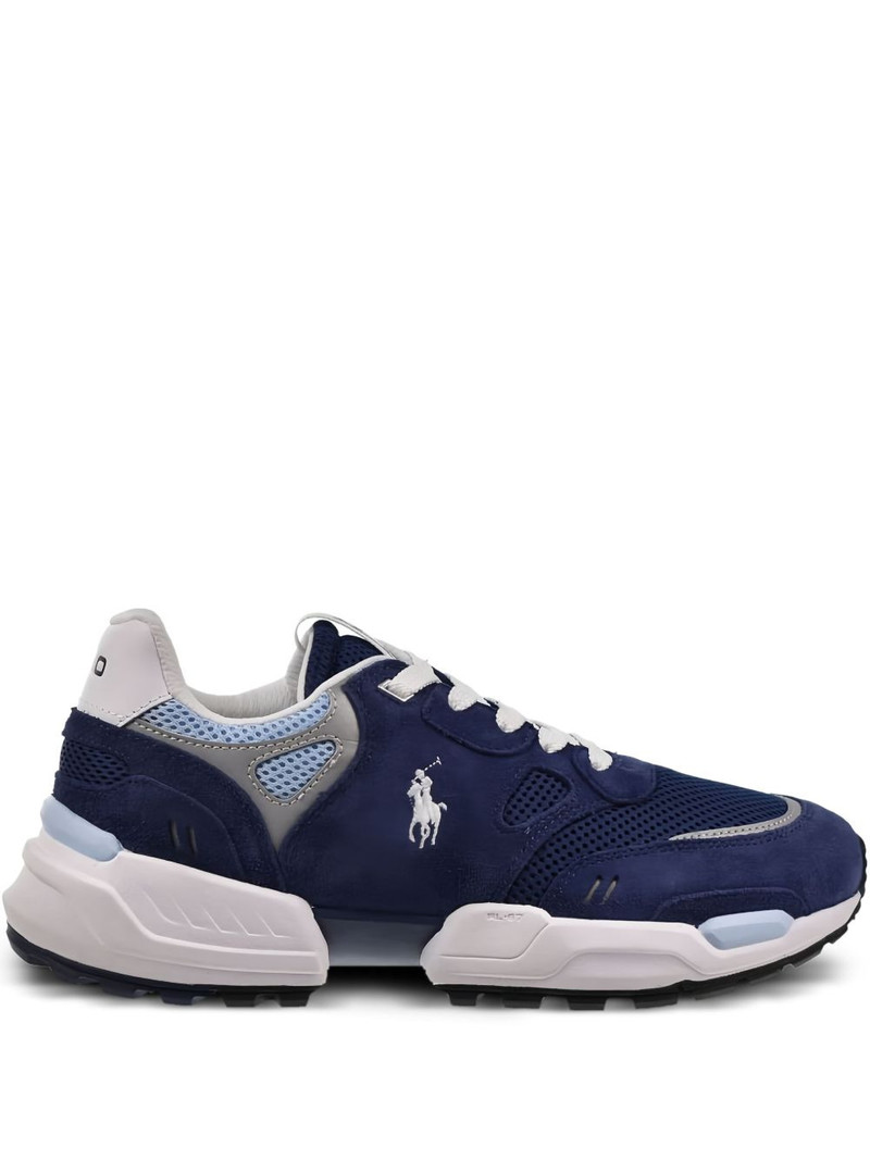 lace-up suede sneakers 1