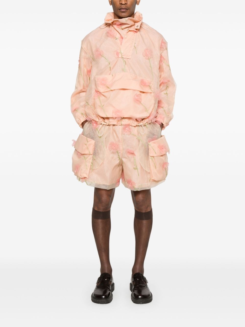layered cargo flap jacket - 2