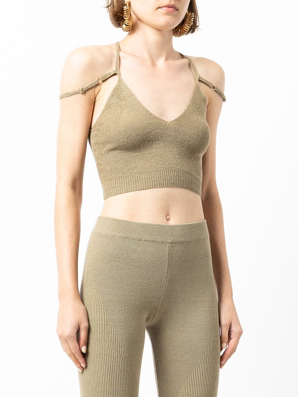 Sierra ribbed-knit shorts - 3