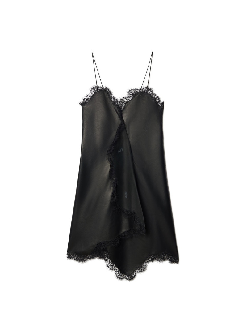 Lace Nappa Slip Dress - 1