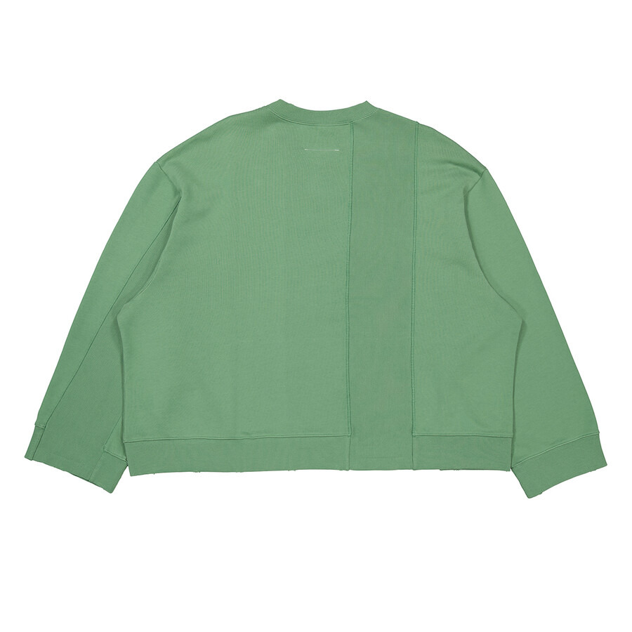 MM6 Maison Margiela Ladies Clover Band Logo Print Sweatshirt - 2
