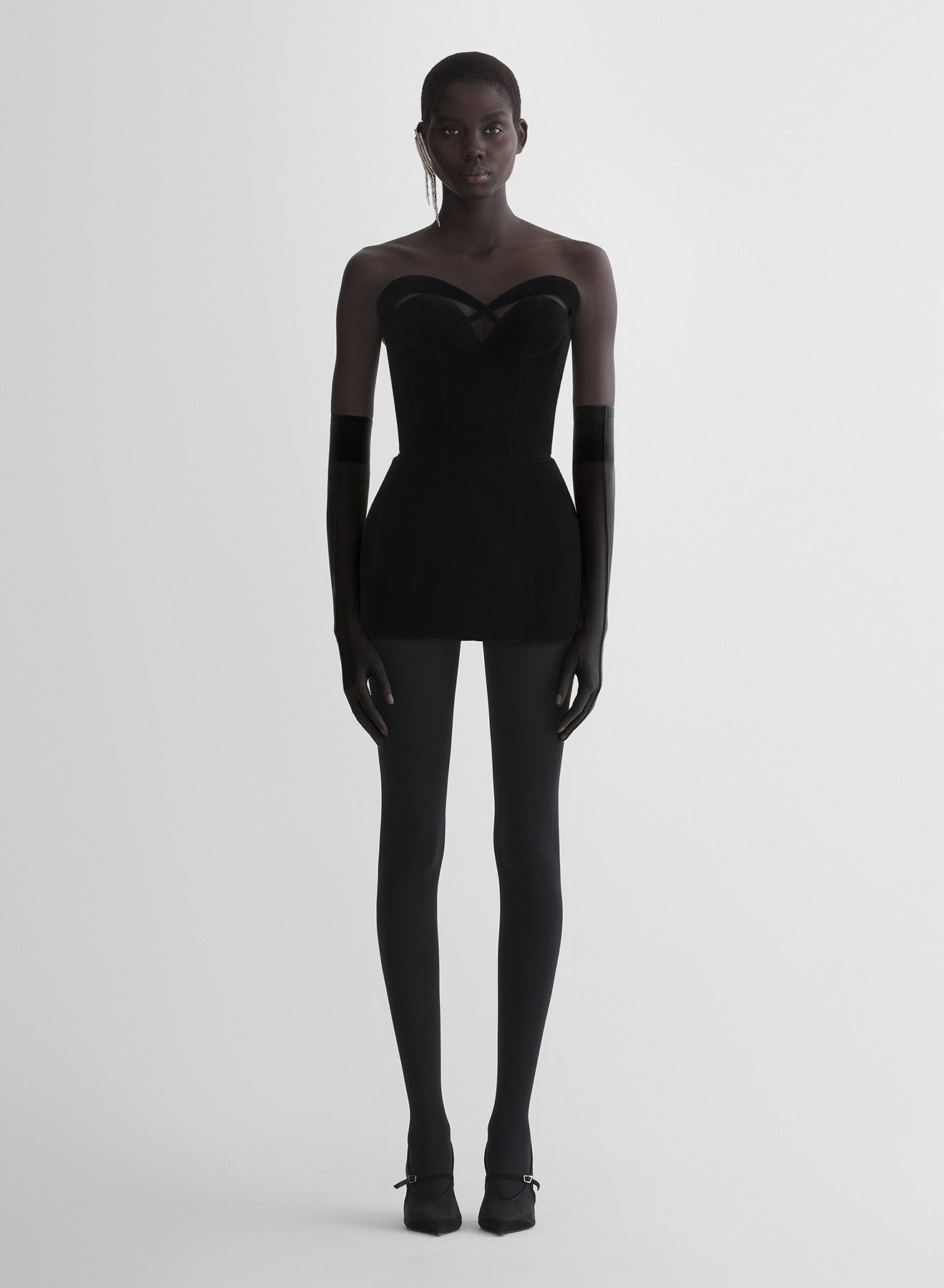 re/edit lingerie bustier dress - 2