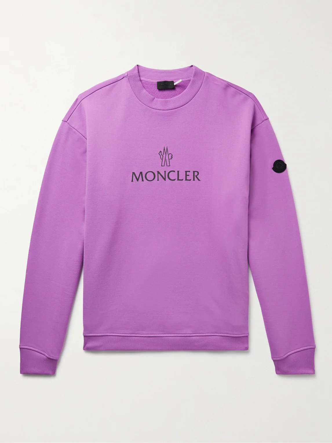 Logo-Print Cotton-Jersey Sweatshirt - 1