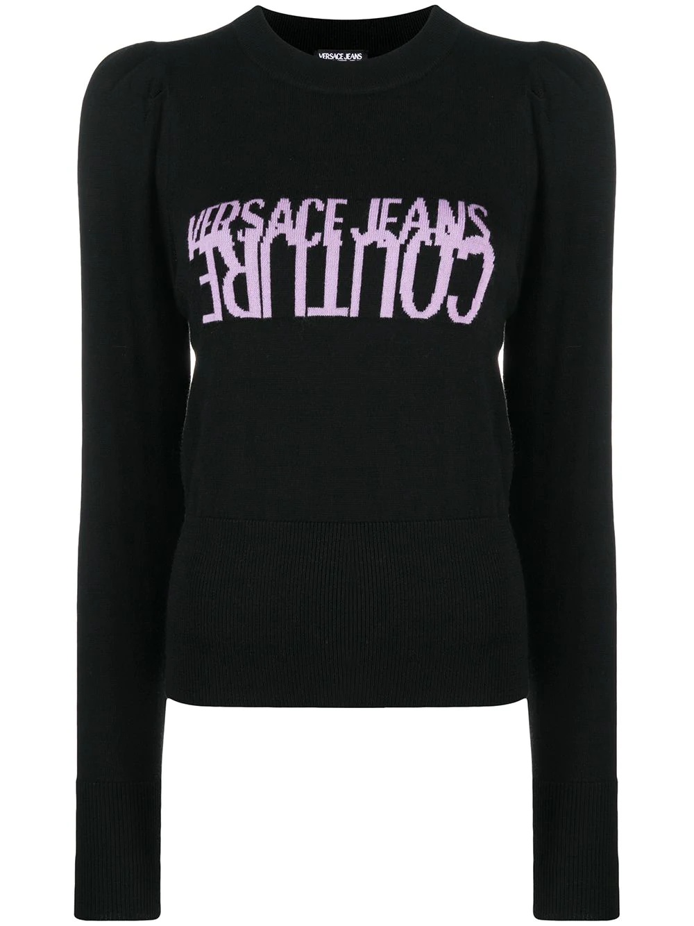 long-sleeve logo jumper - 1