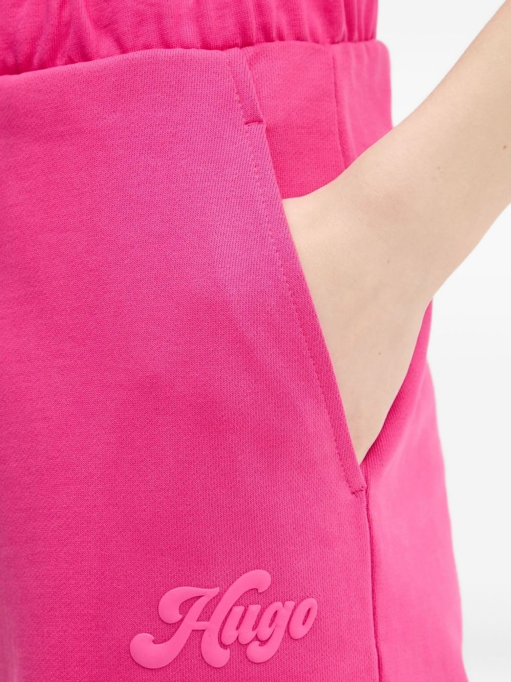 elasticated-waistband track pants - 3