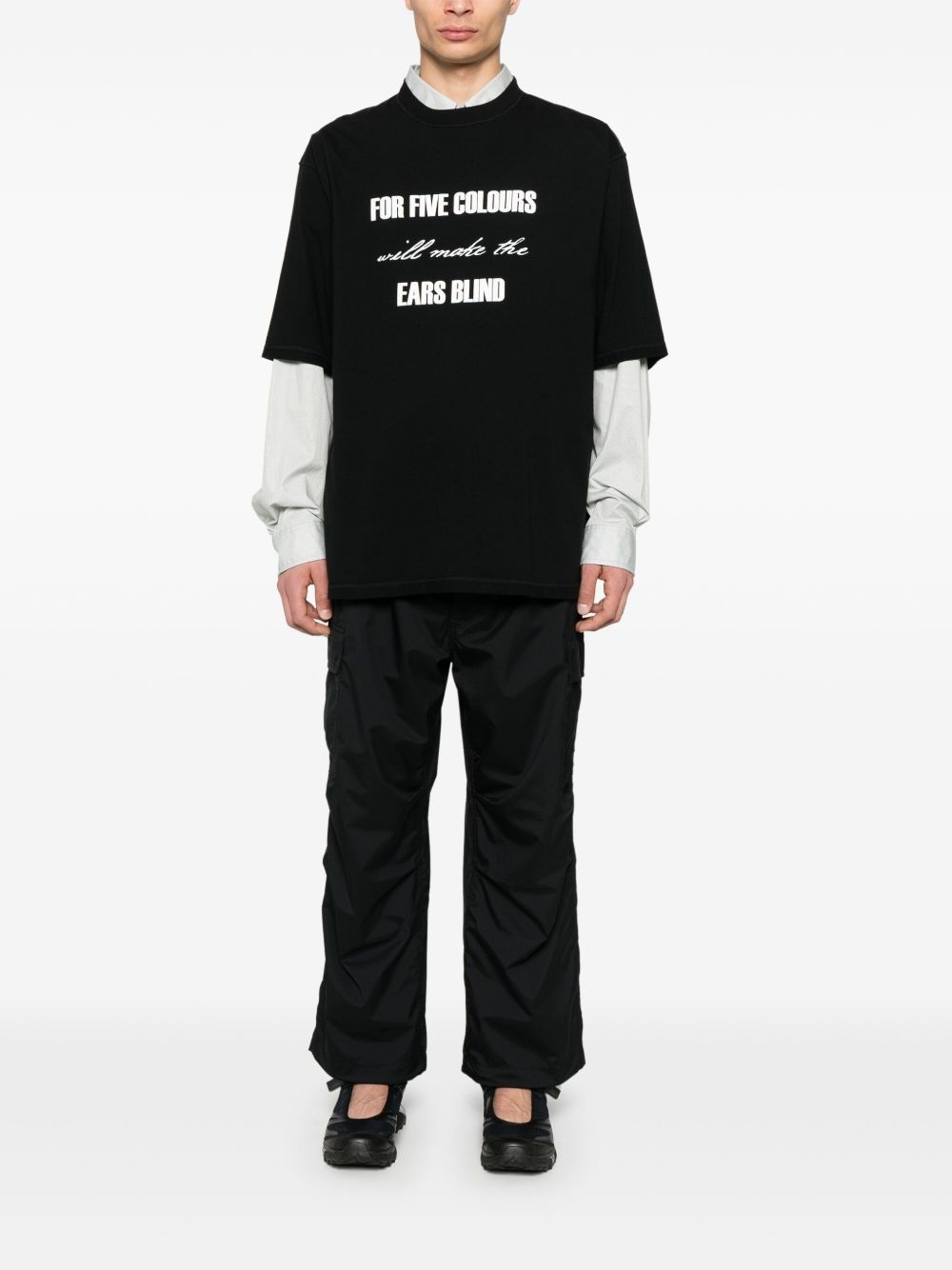 slogan-print T-shirt - 2