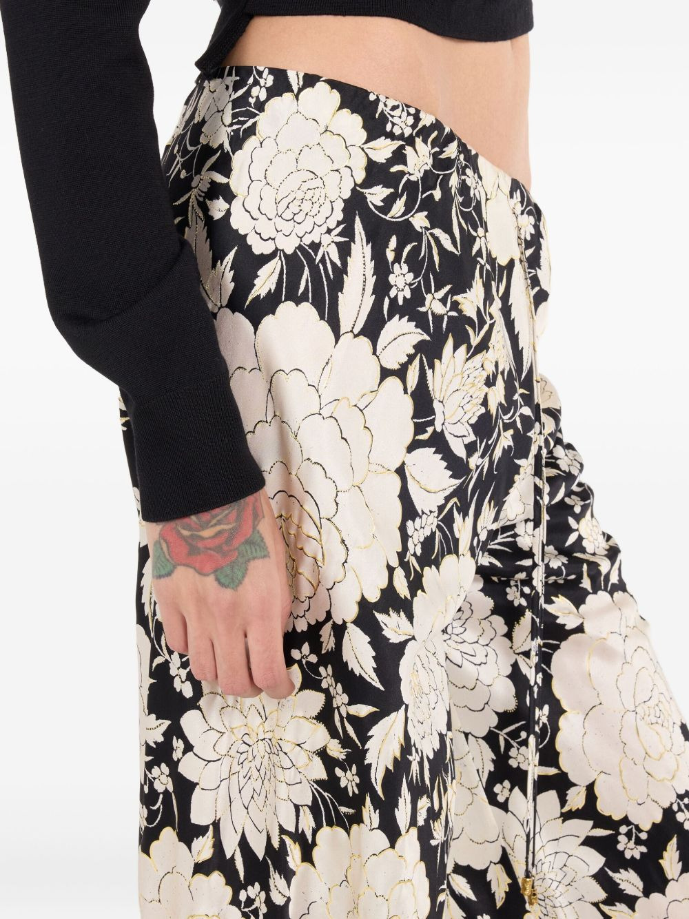 floral-print trousers - 6