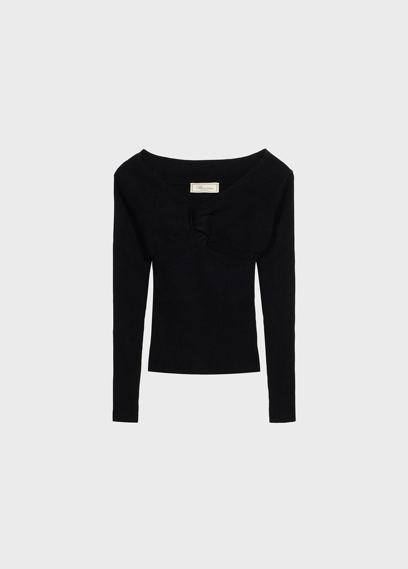 RIBBED TOP WITH KNOT 1