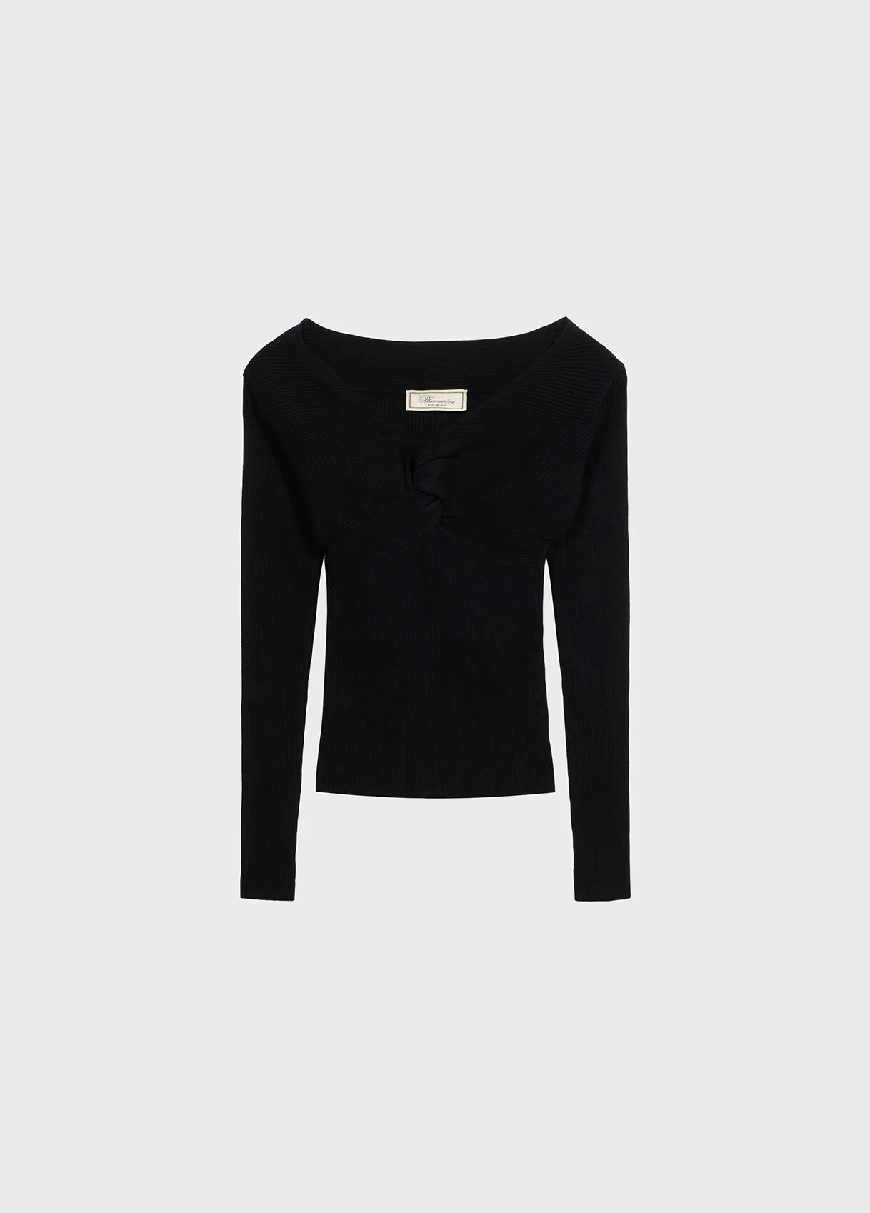 RIBBED TOP WITH KNOT - 1