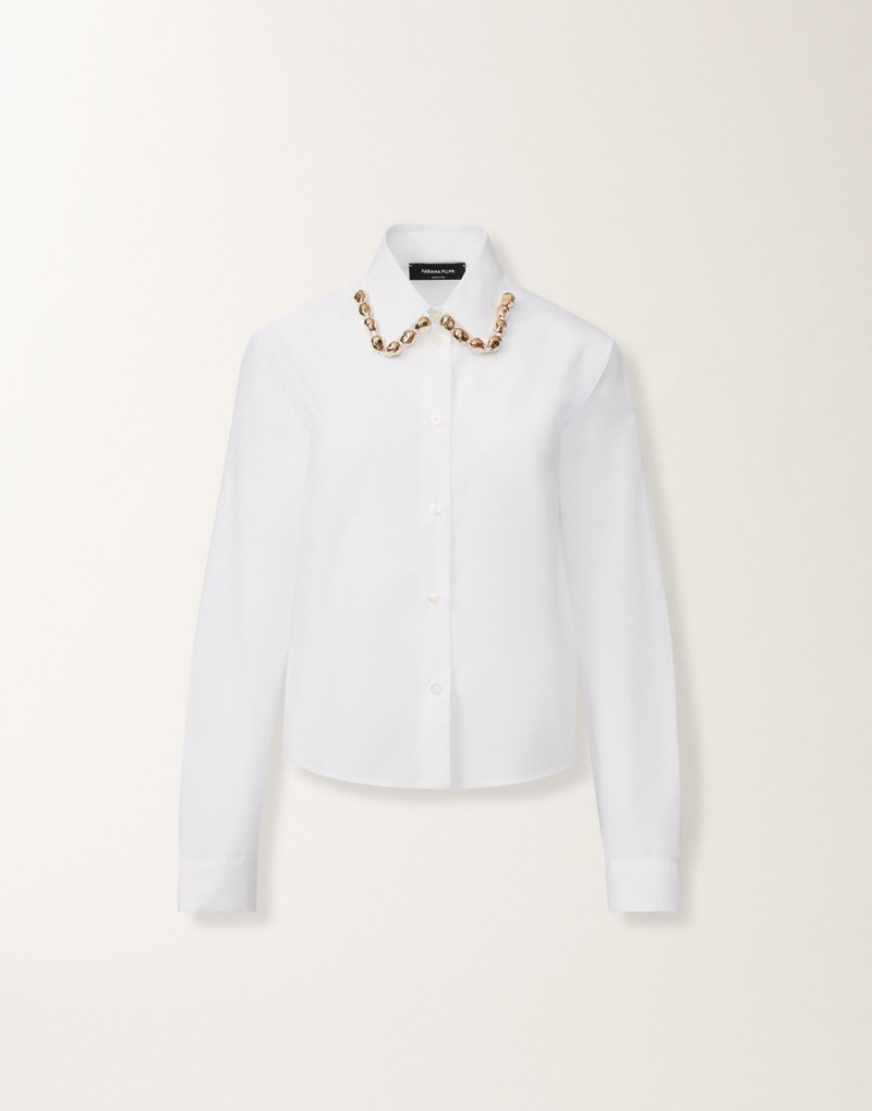 Poplin boxy shirt 1