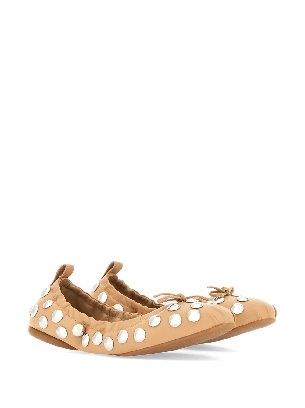 stud-embellished ballet flats - 2