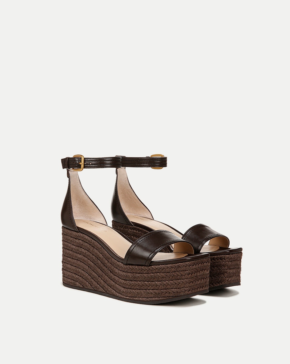 GIANNA RAFFIA WEDGE SANDAL - 2