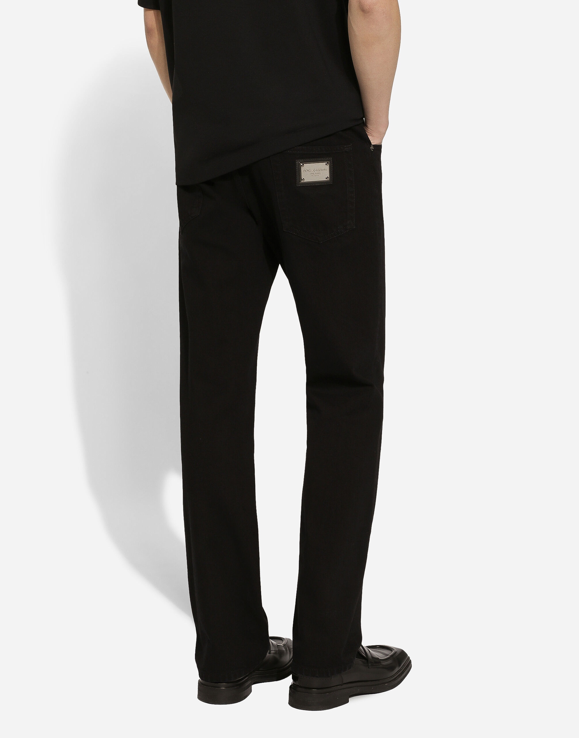 Classic blue denim jeans - 4