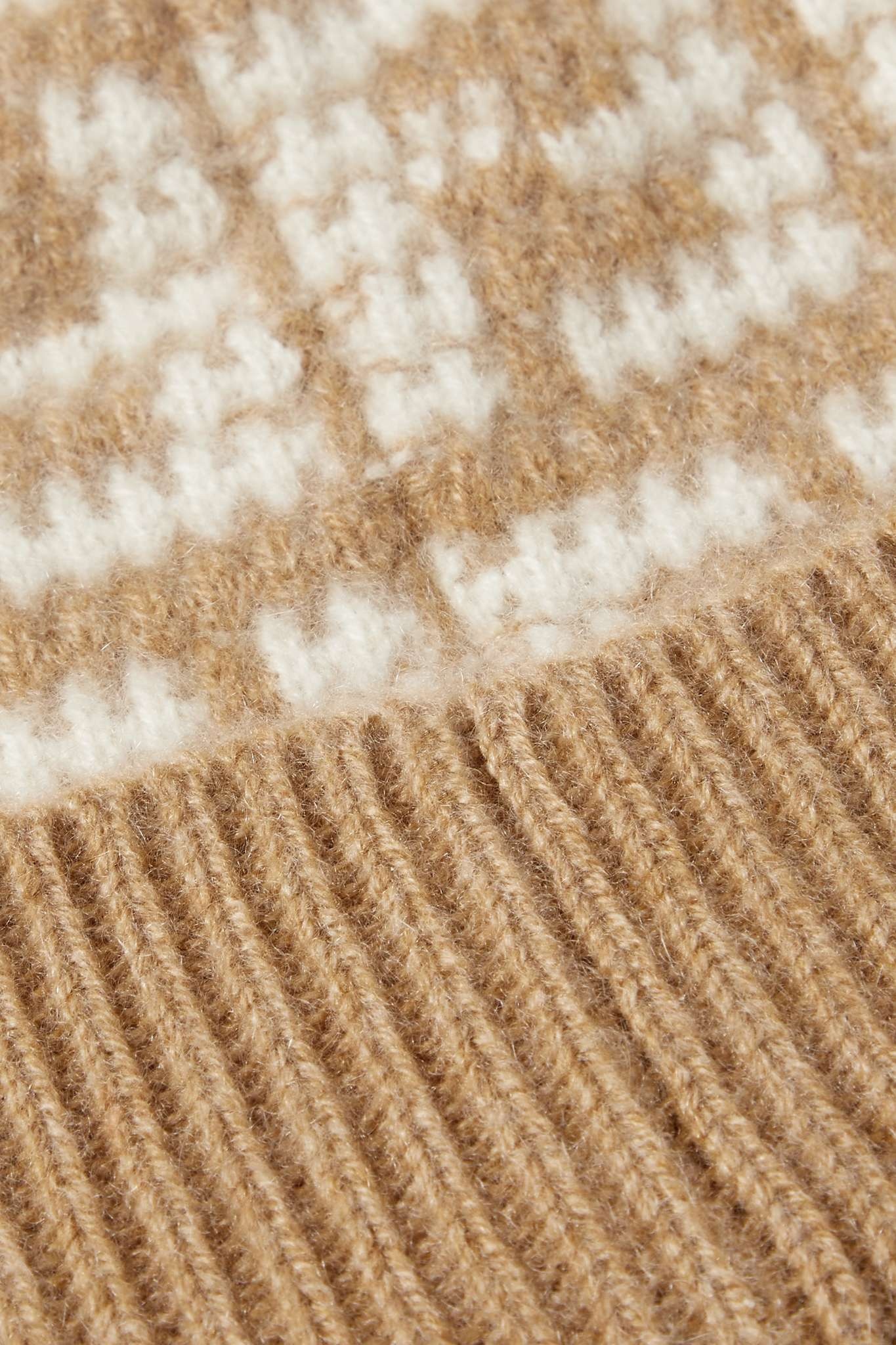 Jacquard-knit cashmere beanie - 3