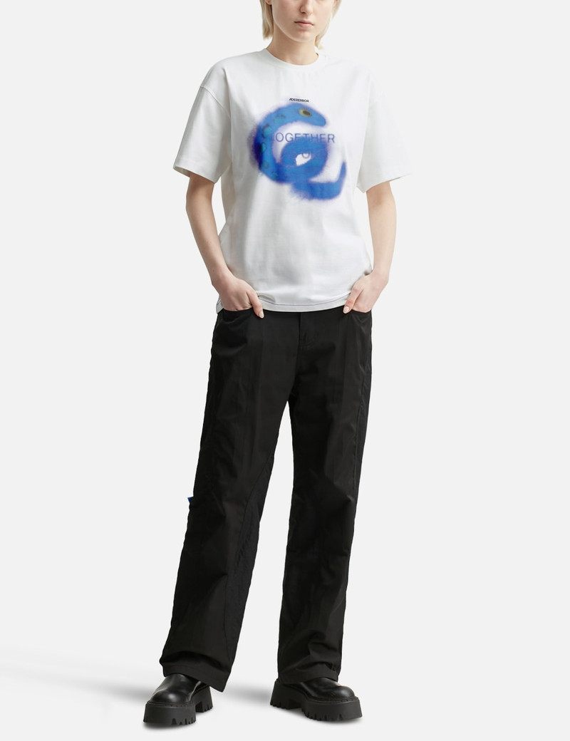 ADER error SNAKE SEMI-OVERSIZED FIT T-SHIRT outlook