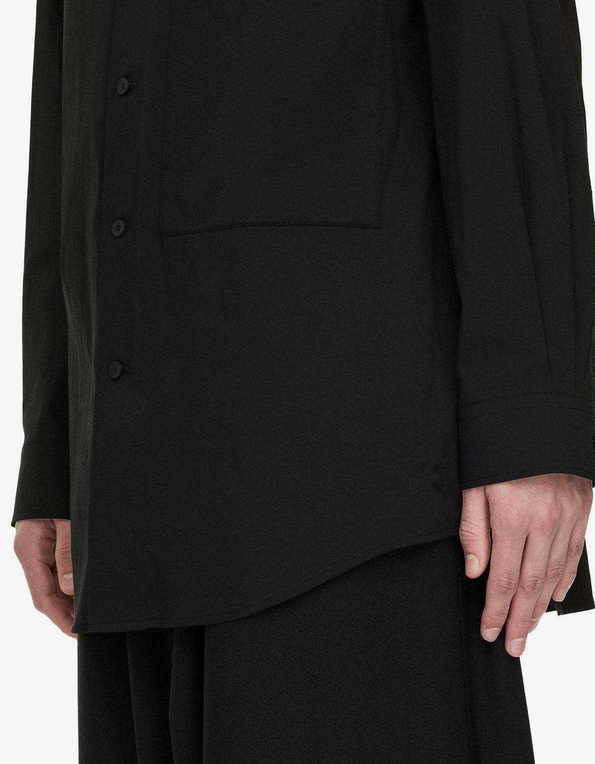 Y-3 Black Sporty Cotton Shirt - 4