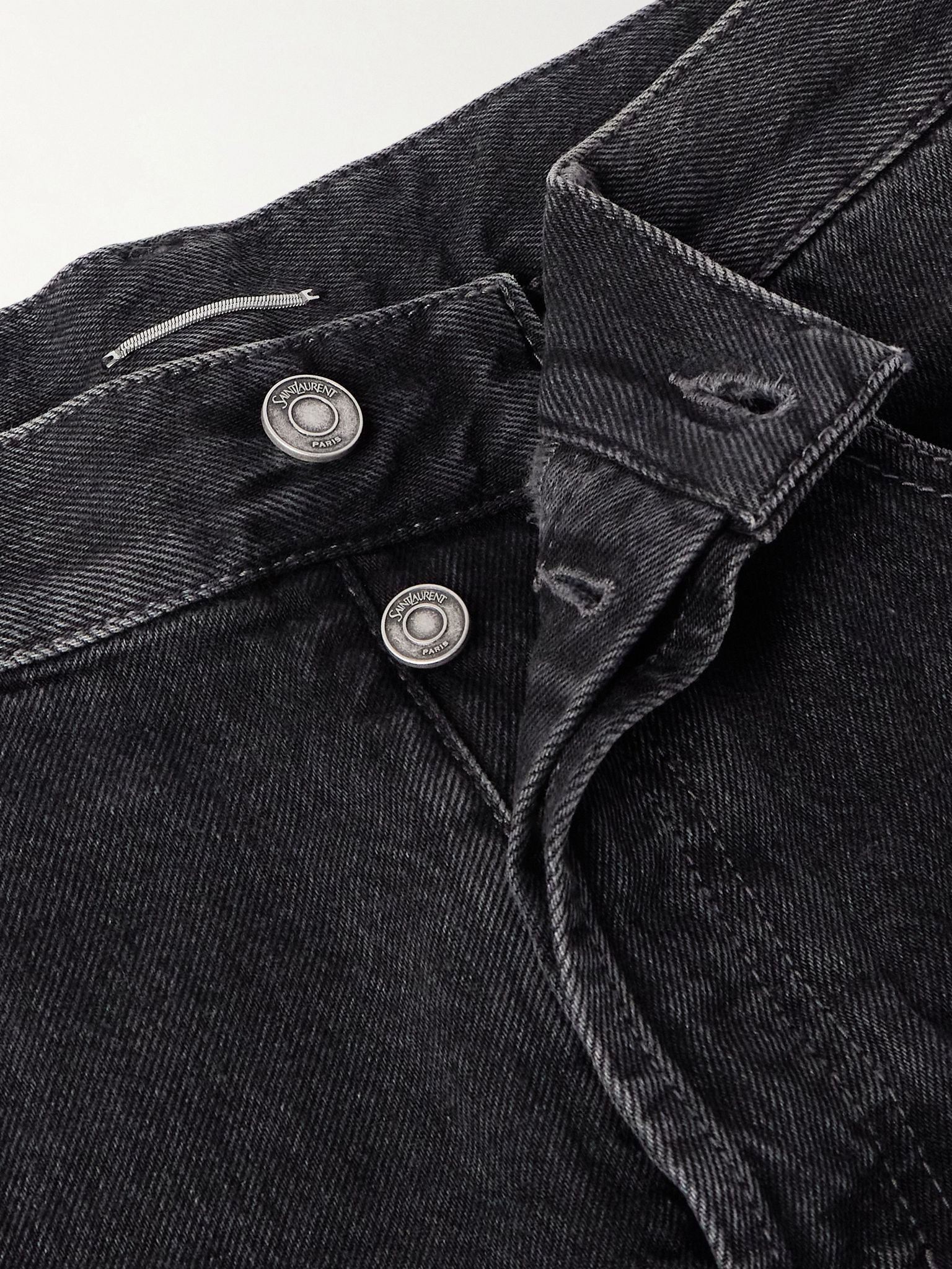 Straight-Leg Jeans Black - 6