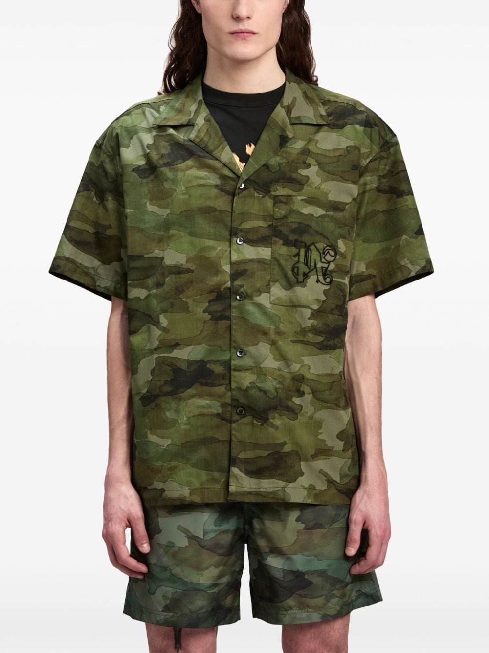 camouflage-print cotton shirt - 3