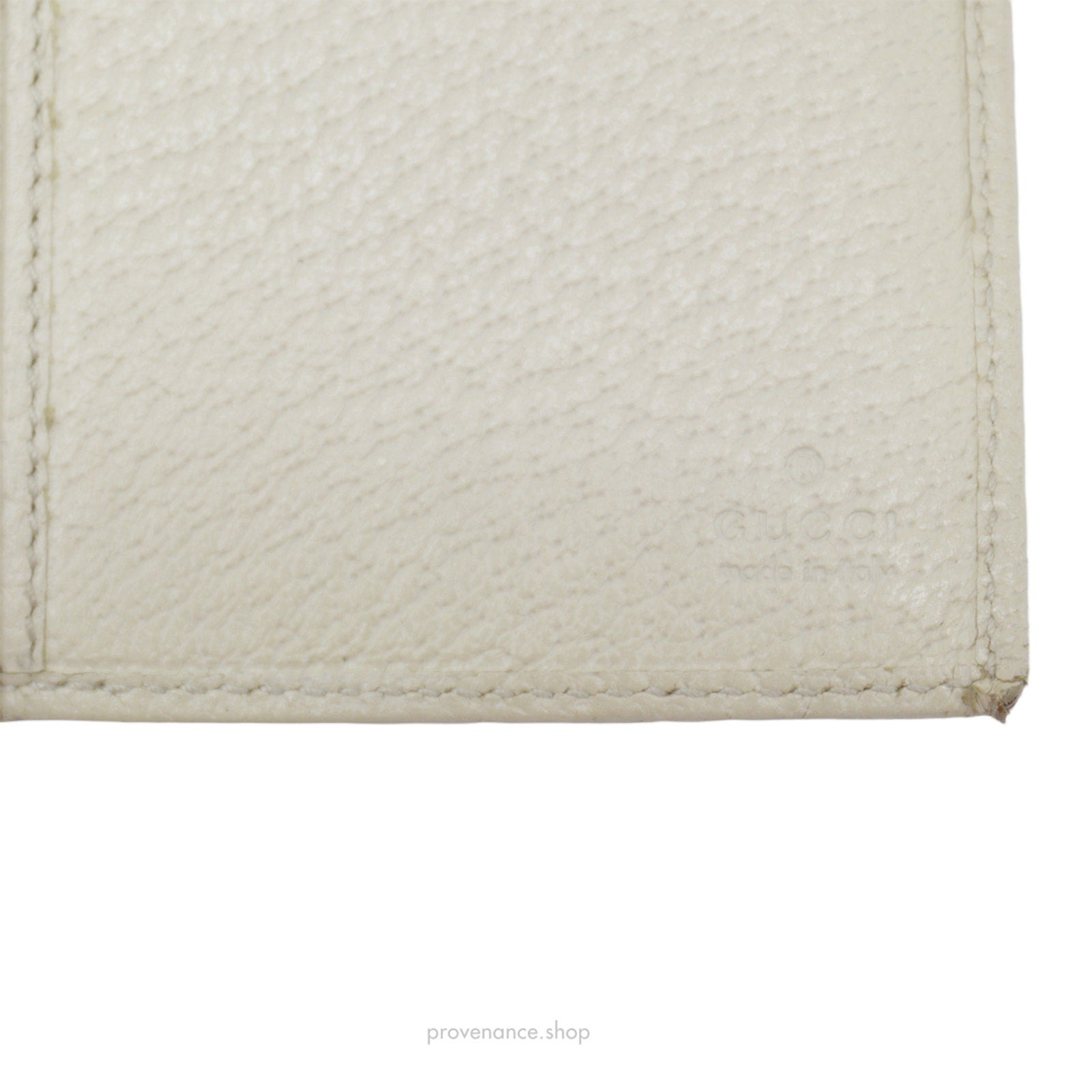 Gucci GG Canvas Long Wallet - White - 10