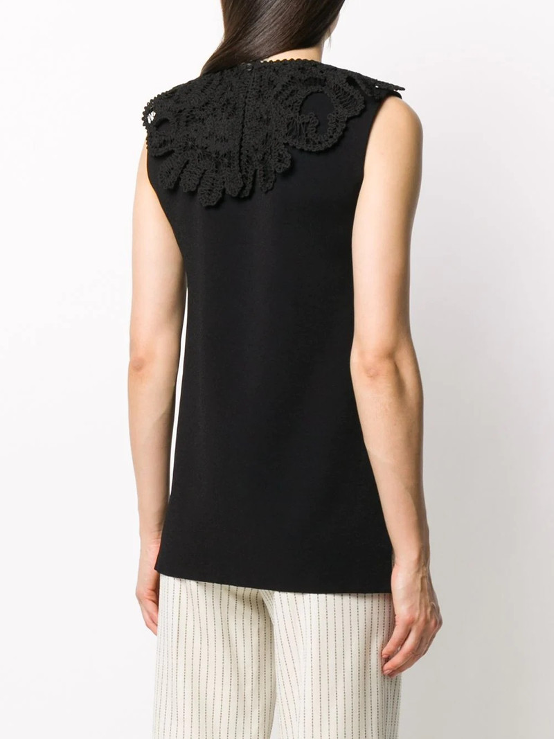 embroidered sleeveless top 4