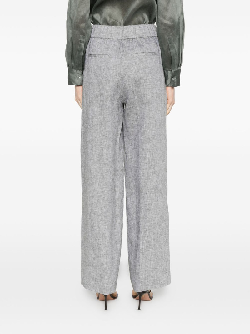 elasticated-waistband trousers 4