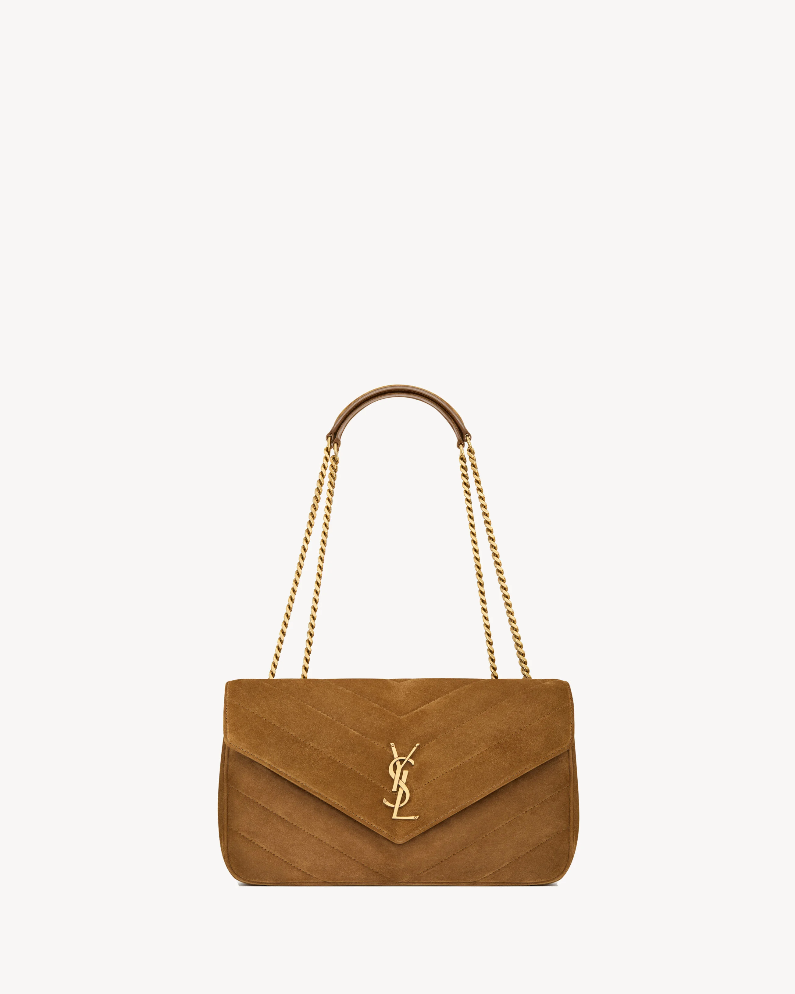 LOULOU MEDIUM IN MATELASSÉ SUEDE - 1