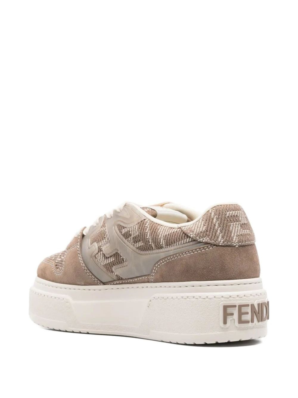 Match logo platform sneakers - 5