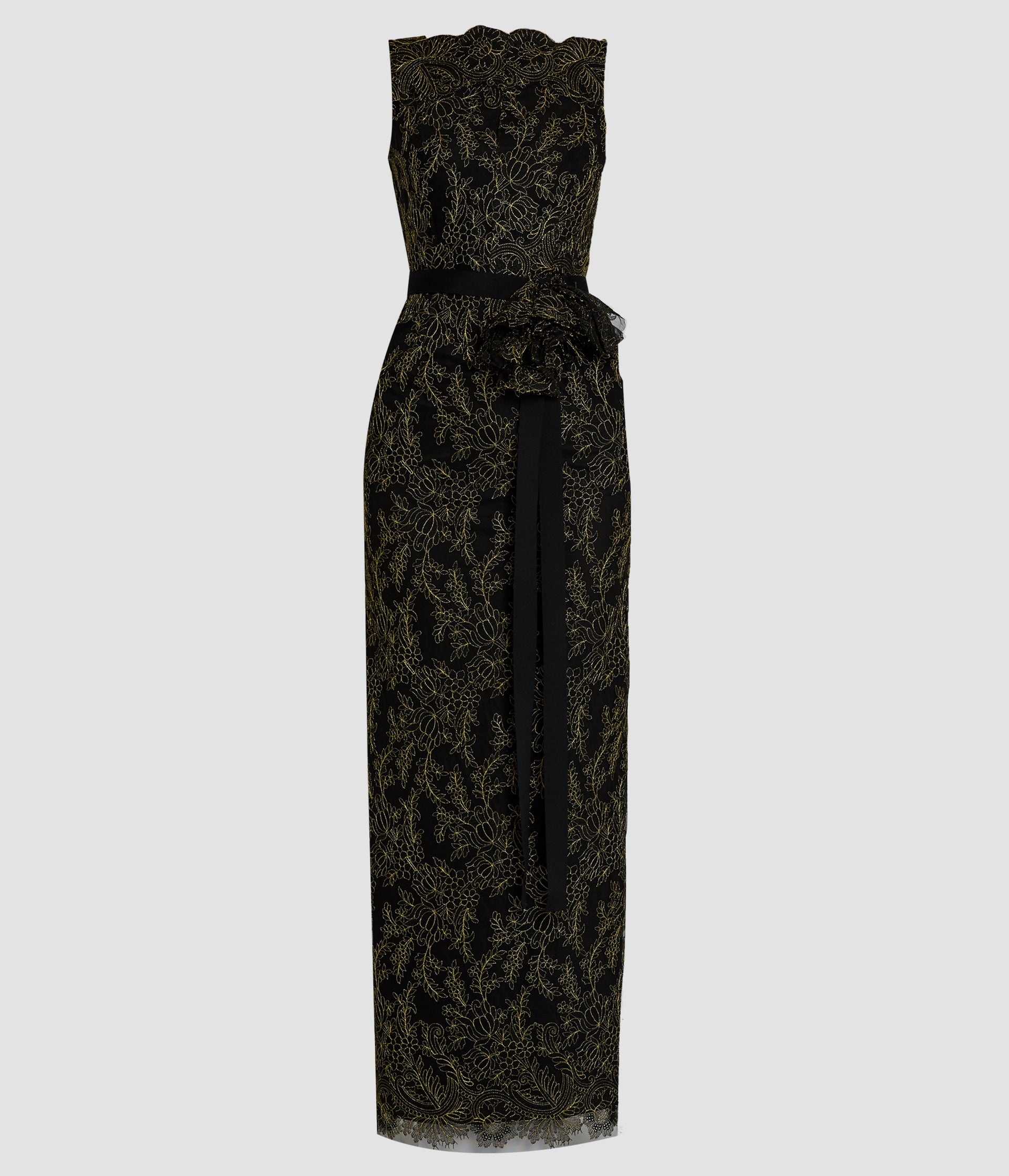 SLEEVELESS PENCIL GOWN - 1