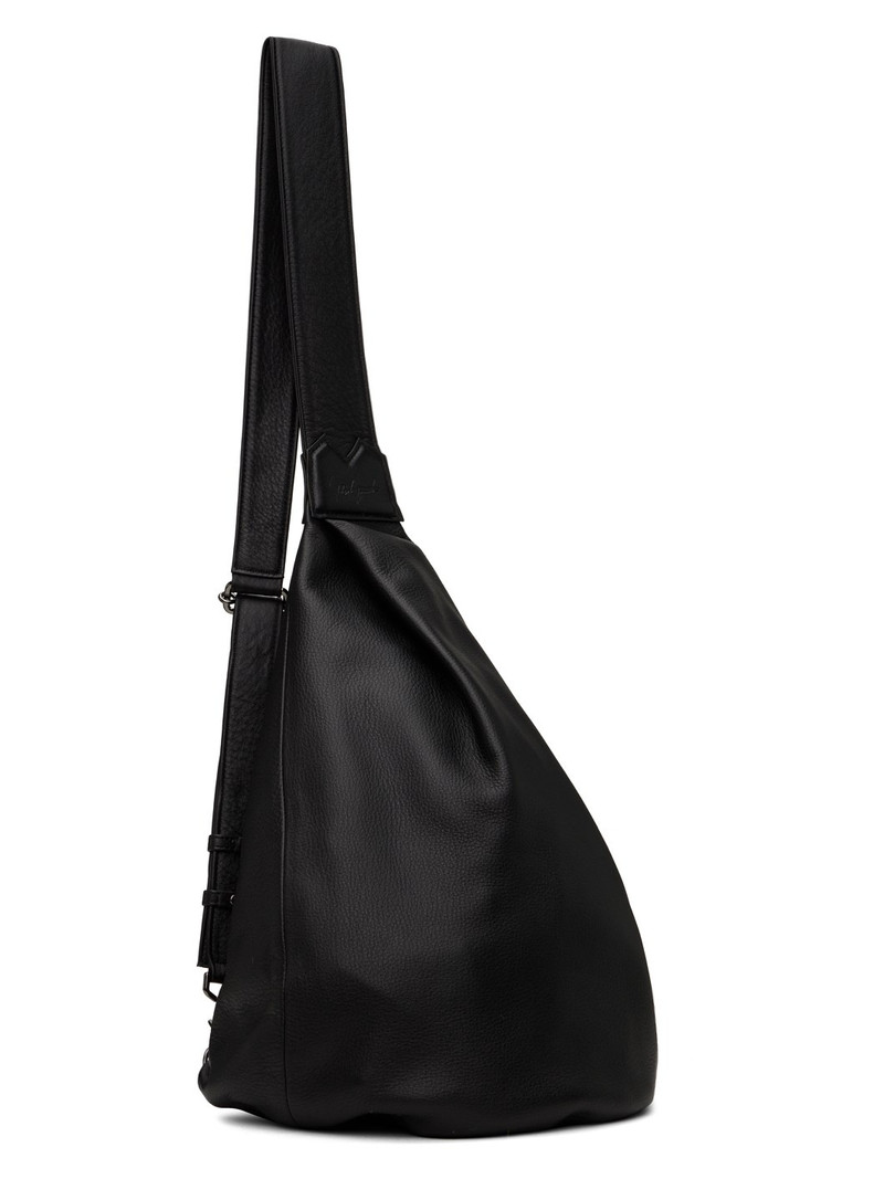 Yohji Yamamoto Black Y discord 'Y' Crossbody Bag outlook