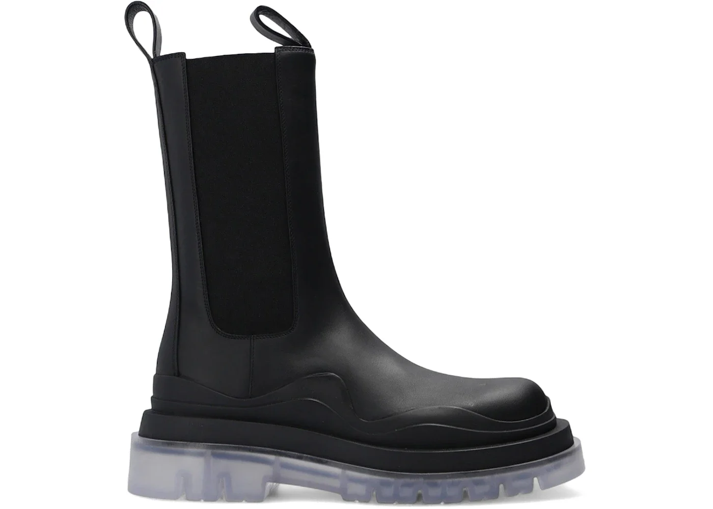 Bottega Veneta Tire Boot Black Transparent (Women's) - 1