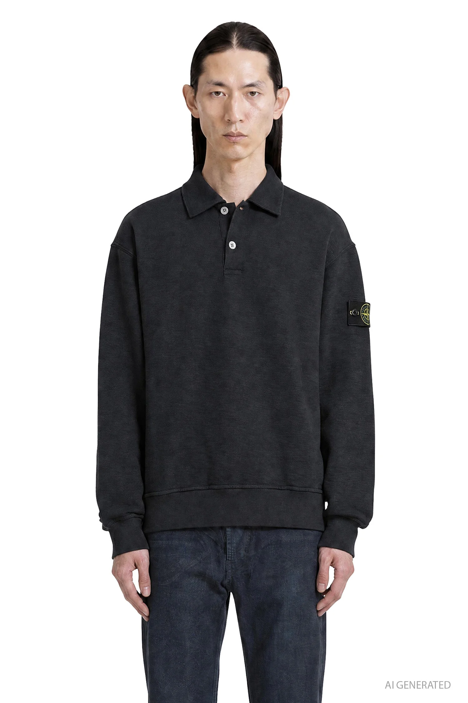 6100054 Polo Sweatshirt - 1