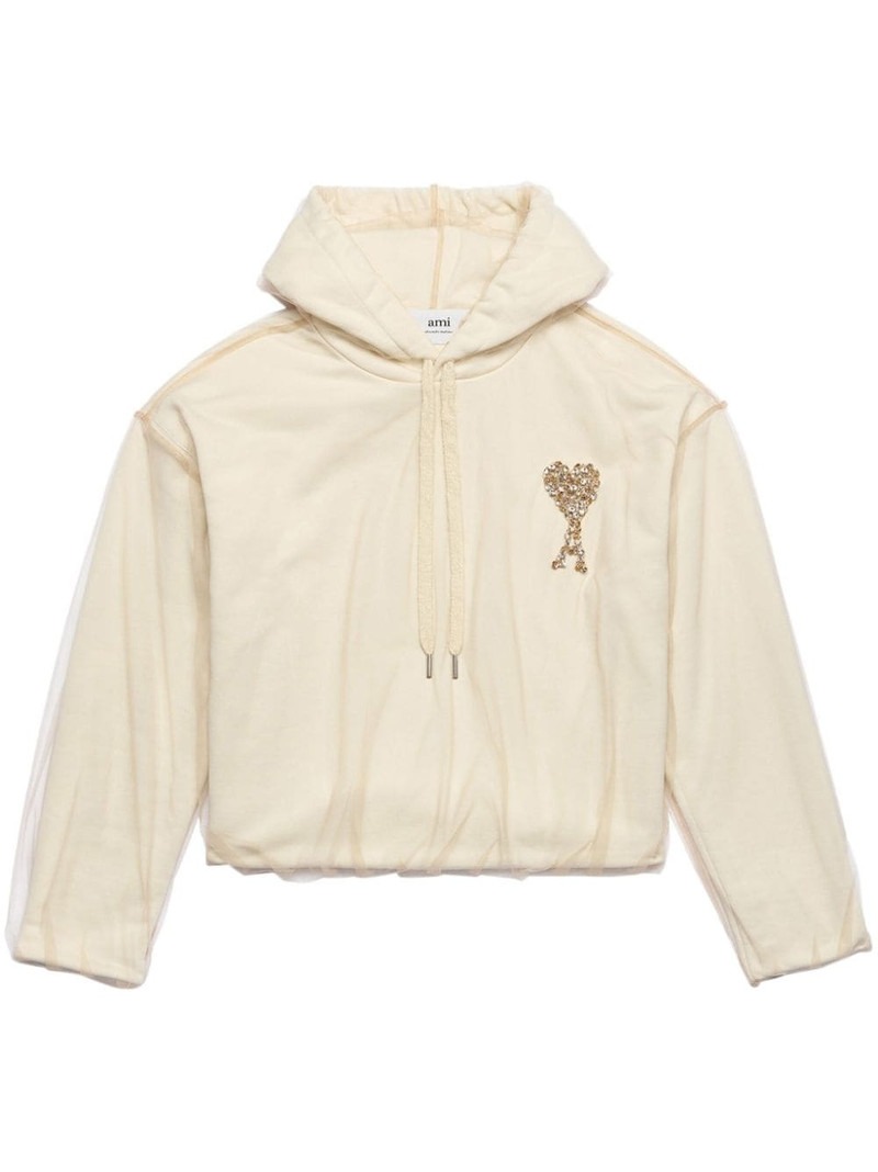 Ami de Coeur tulle hoodie 1