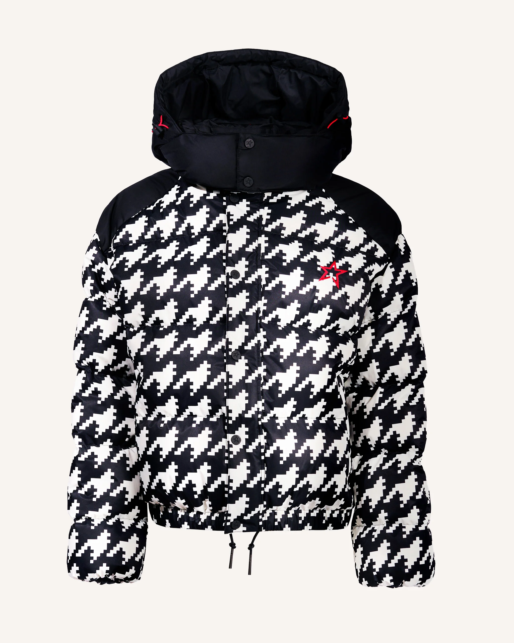 Houndstooth Moment Puffer - 1
