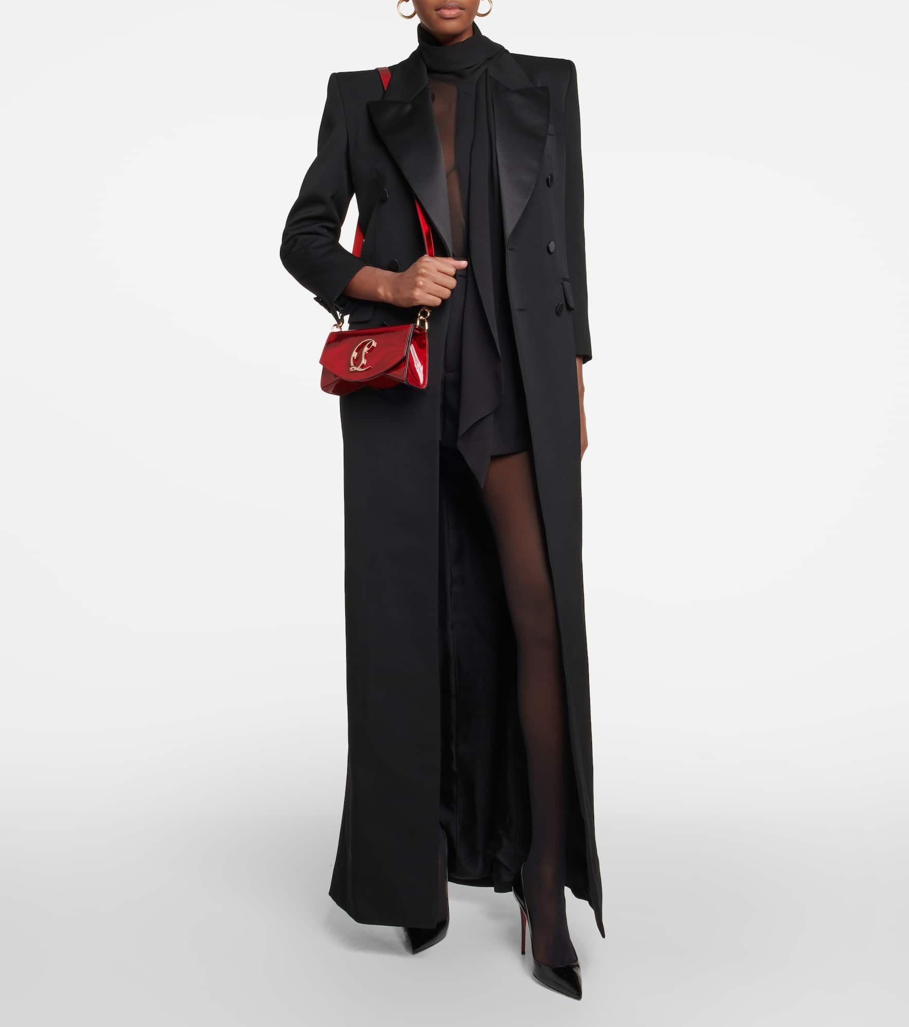 Loubi54 patent leather shoulder bag - 5