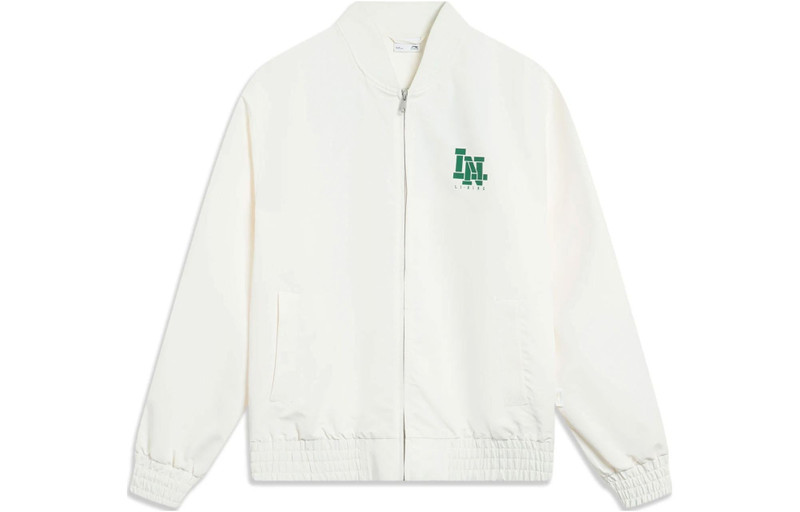 Li-Ning Li-Ning Chinese Culture Jacket 'Cream White Green' AJDT361-1 outlook