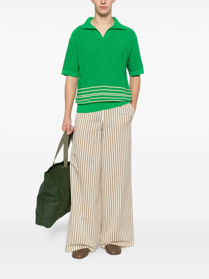 BODE striped boxy polo outlook