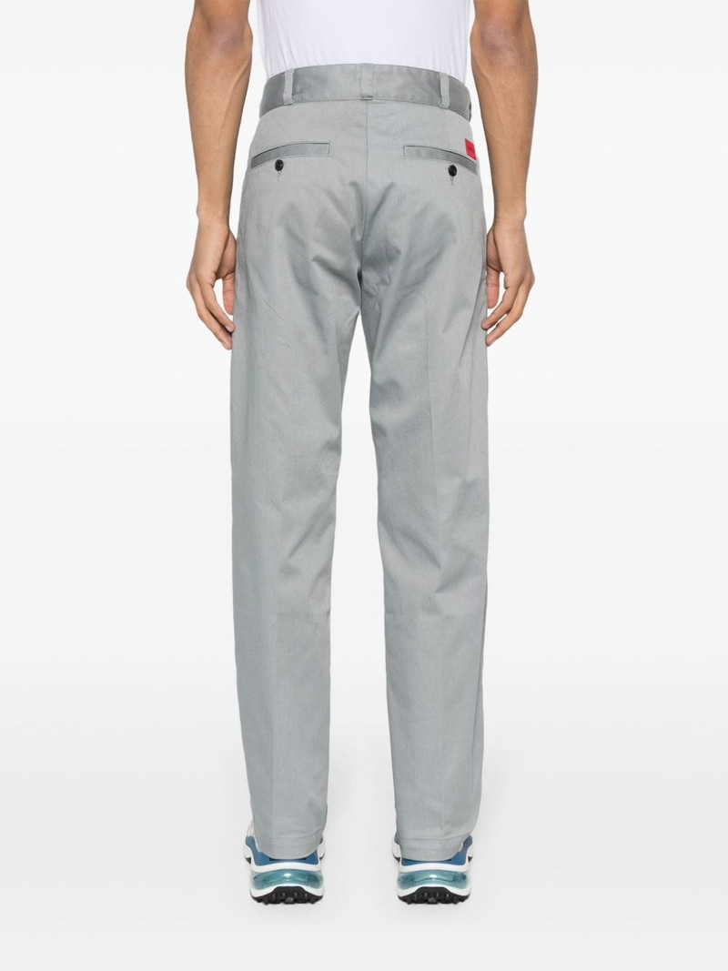 pressed-crease straight-leg trousers 4