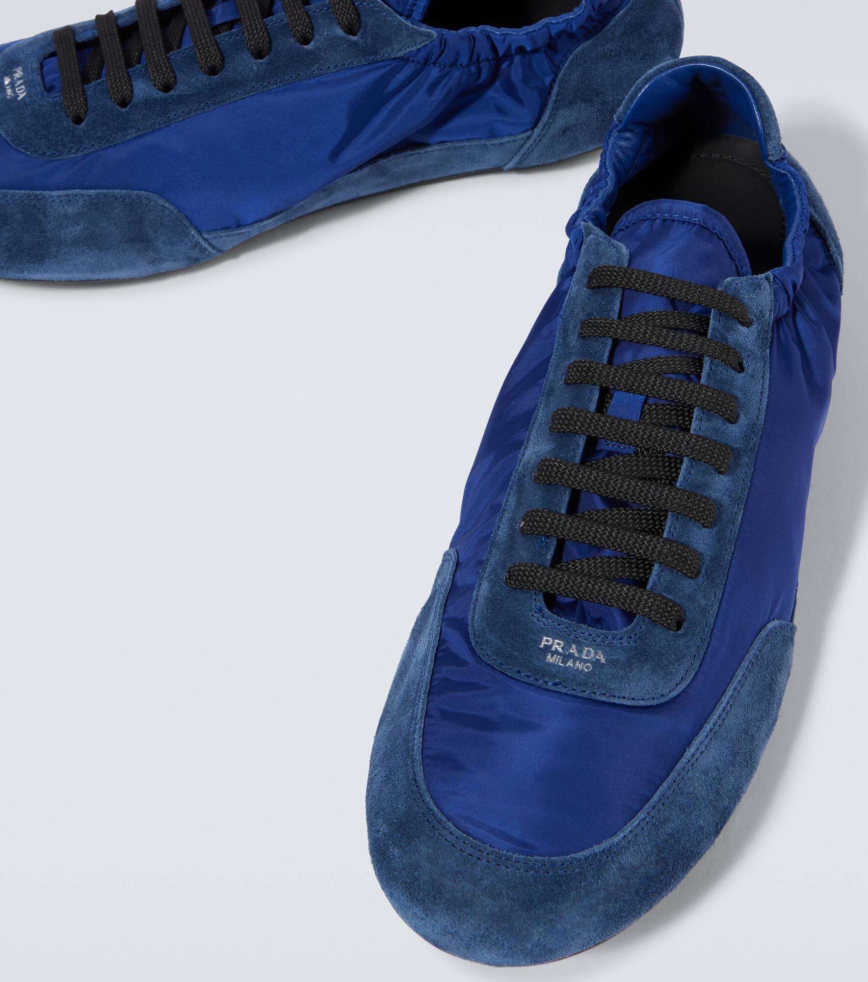 Collapse Re-Nylon suede-trimmed sneakers - 3