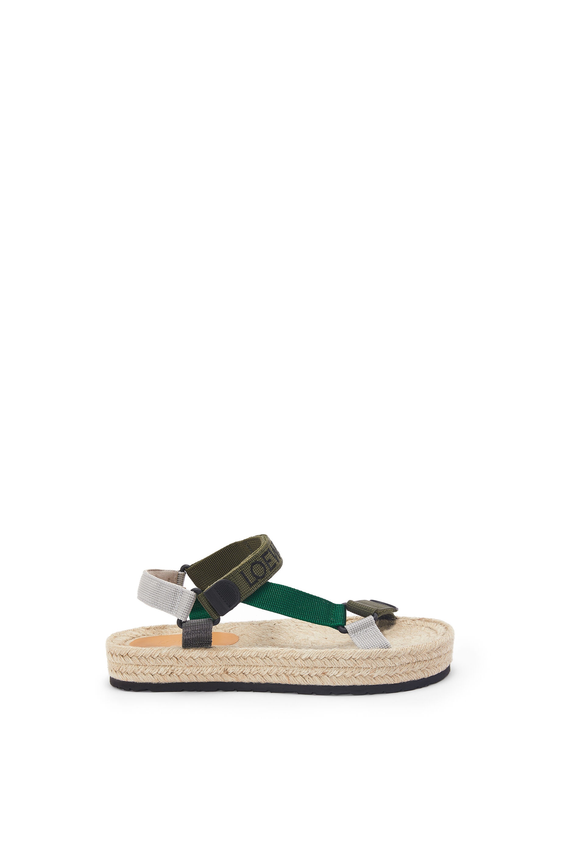 Strappy espadrille in nylon - 1