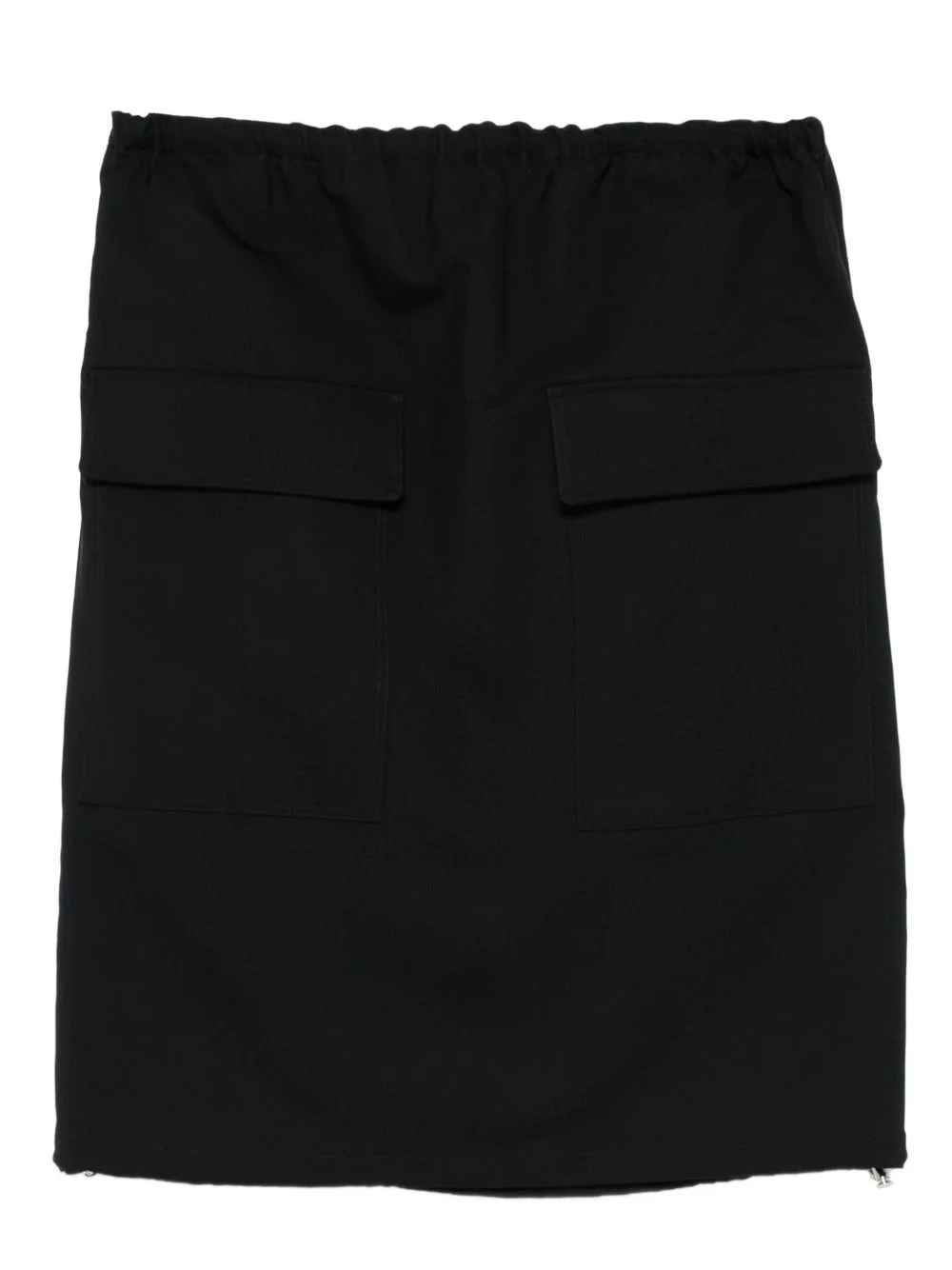 elasticated straight skirt - 1