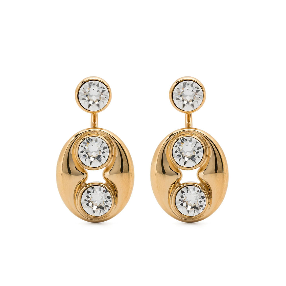 Amina Muaddi Gold Earrings Women - 1