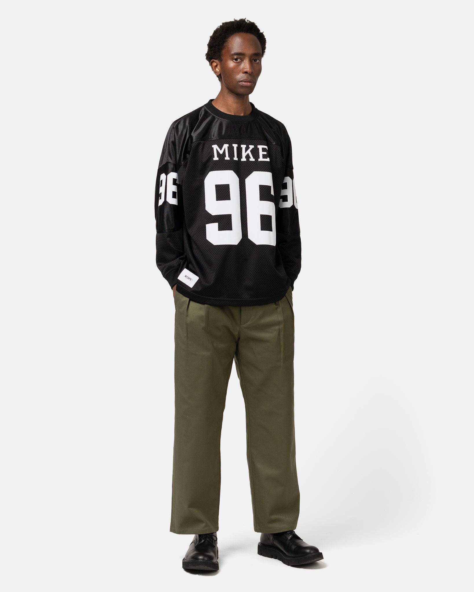 シャツ WTAPS NETMINDER / LS / POLY M WTAPS Netminder / LS / Poly Black | REVERSIBLE